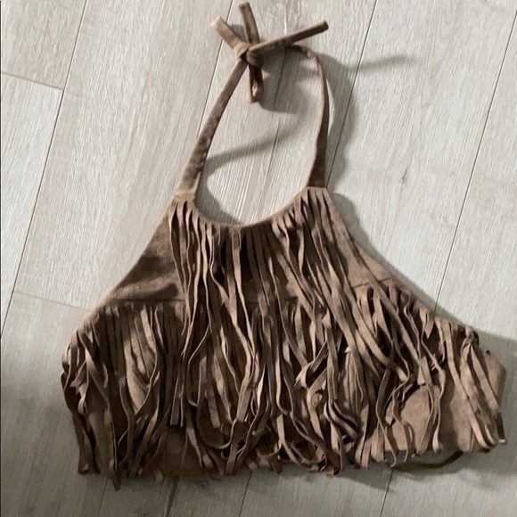 BCBG Crop fringe top - Picture 2 of 6